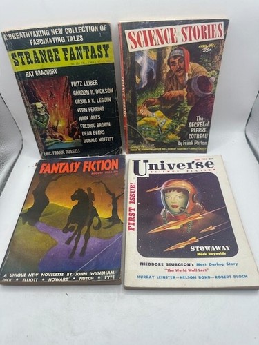 Science fiction vintage pulp - science,