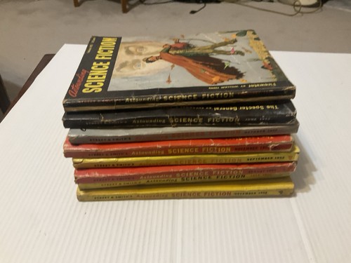 Astounding science fiction - fiction, lot
