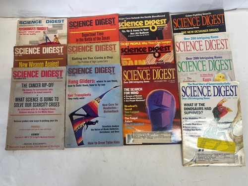 Lot vintage science - of,